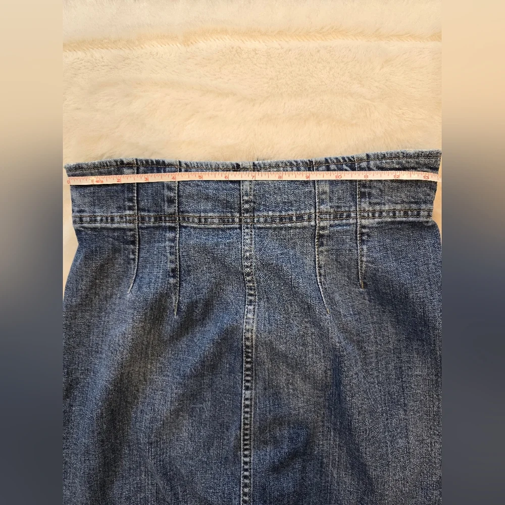 Rebecca Taylor La Vie High Waist Denim Pencil Skirt Size 29 - Picture 10 of 11